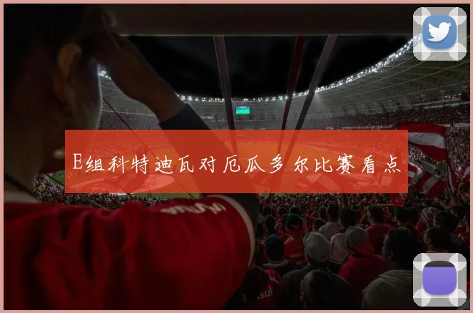 E组科特迪瓦对厄瓜多尔比赛看点